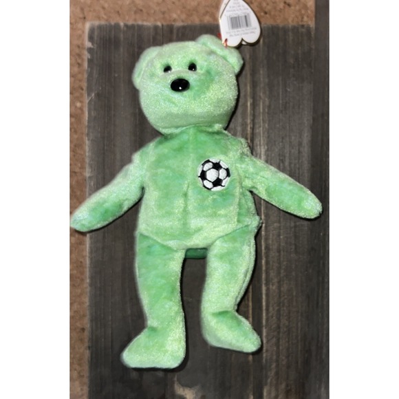 Ty Beanie Baby Kicks the Soccer Bear - Picture 4 of 9